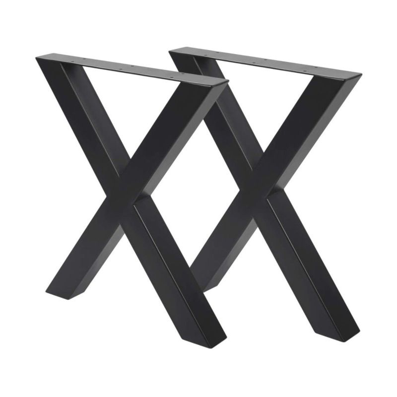 X-poten voor Mango eettafel - 75 x 10 x 73 cm - 2 stuks