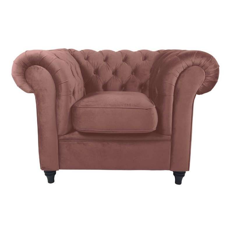 Fauteuil - Giethoorn - Kronos fluweel roze 29