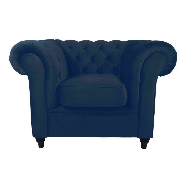 Fauteuil - Giethoorn - Kronos fluweel blauw 9