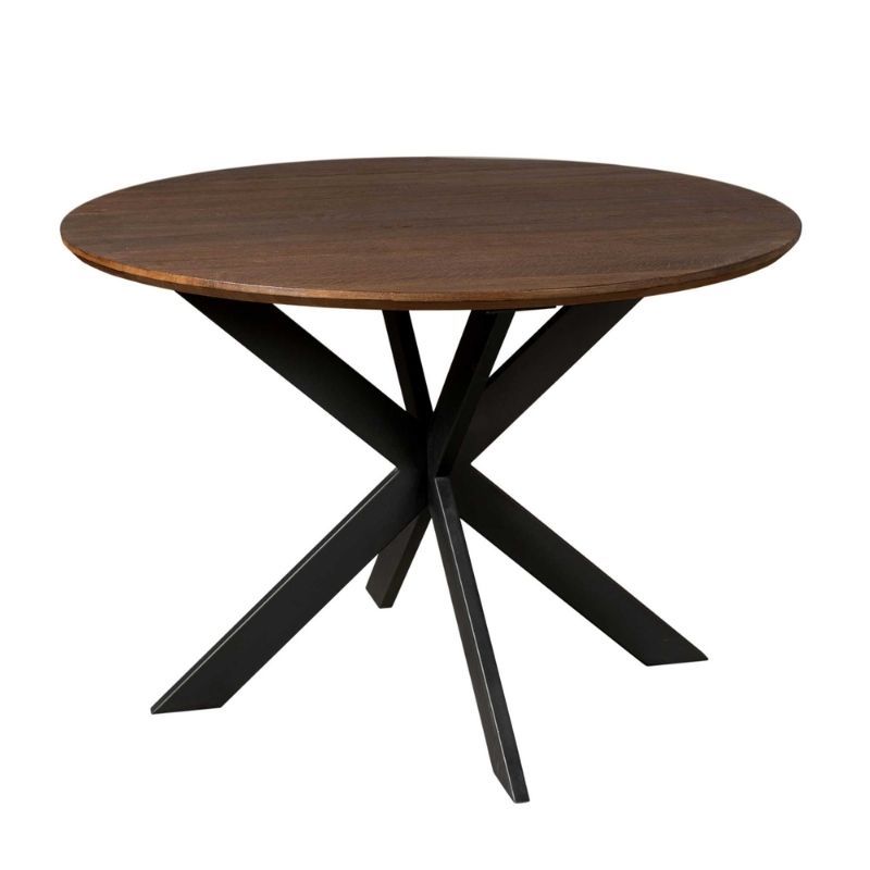 Eettafel rond - Ferris - Eikenhout bruin