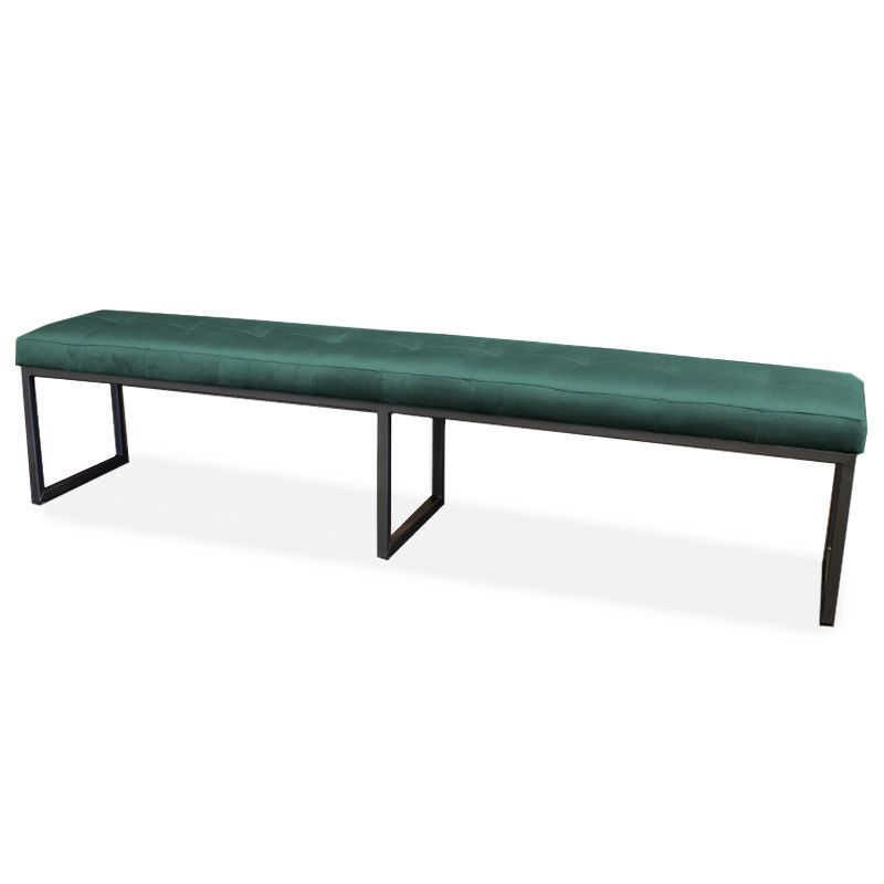 Eetkamerbank - Atlanta - stof Element bos groen 20 - 160 cm