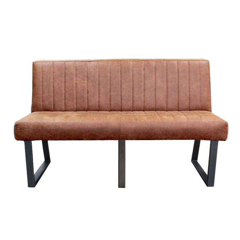 Eetkamerbank - Hengelo - leer Missouri cognac 03 - 240 cm