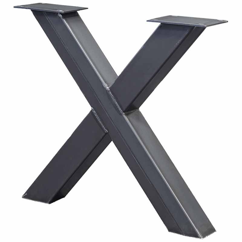 industrieel-onderstel-x-poot-blank-metaal-10-x-10-cm-2-stuks
