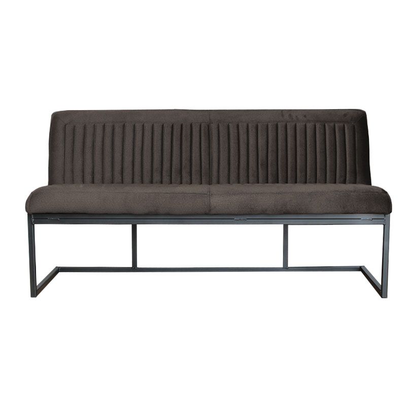 Eetkamerbank - Lara - stof Element antraciet 02 - 140 cm