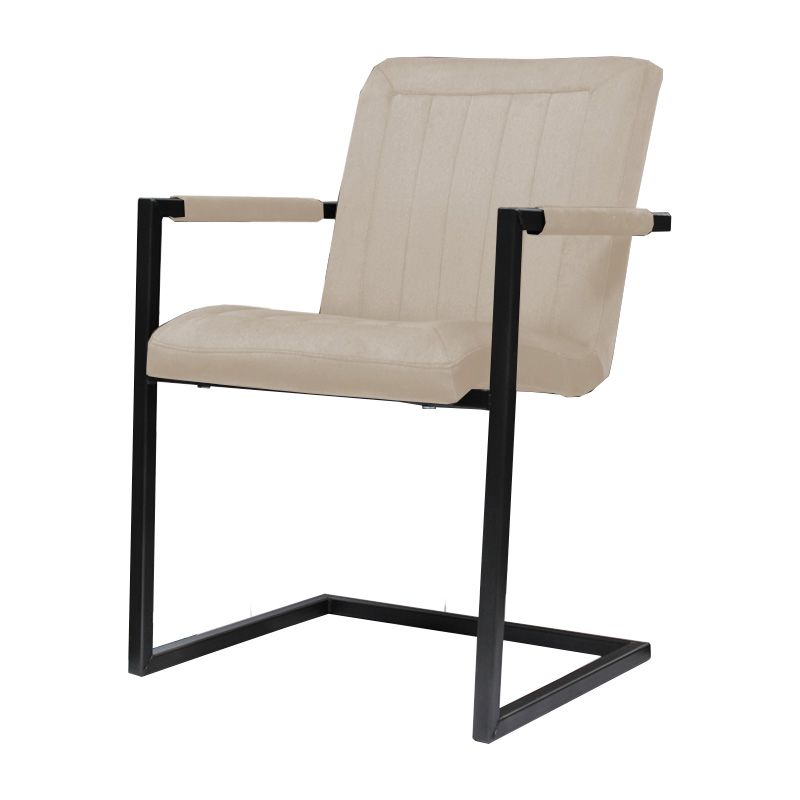 Eetkamerstoel - Lara met leuning - stof Element beige 06