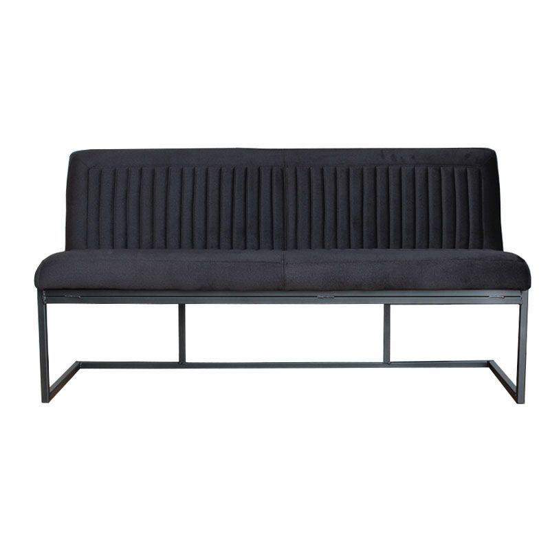Eetkamerbank - Lara - stof Element antraciet 01 - 160 cm