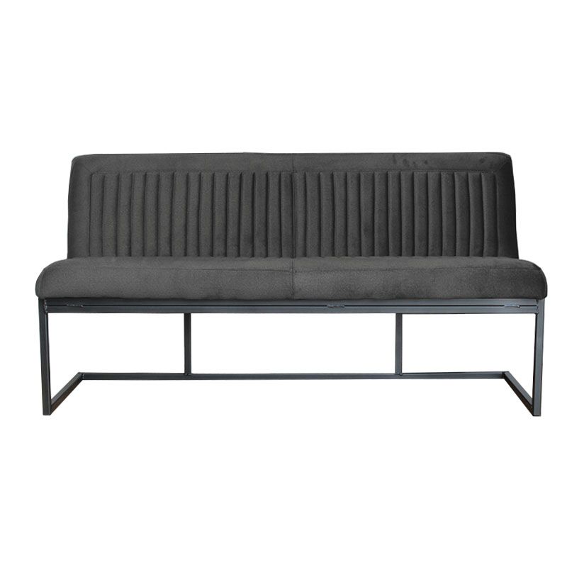Eetkamerbank - Lara - stof Element donkergrijs 22 - 160 cm
