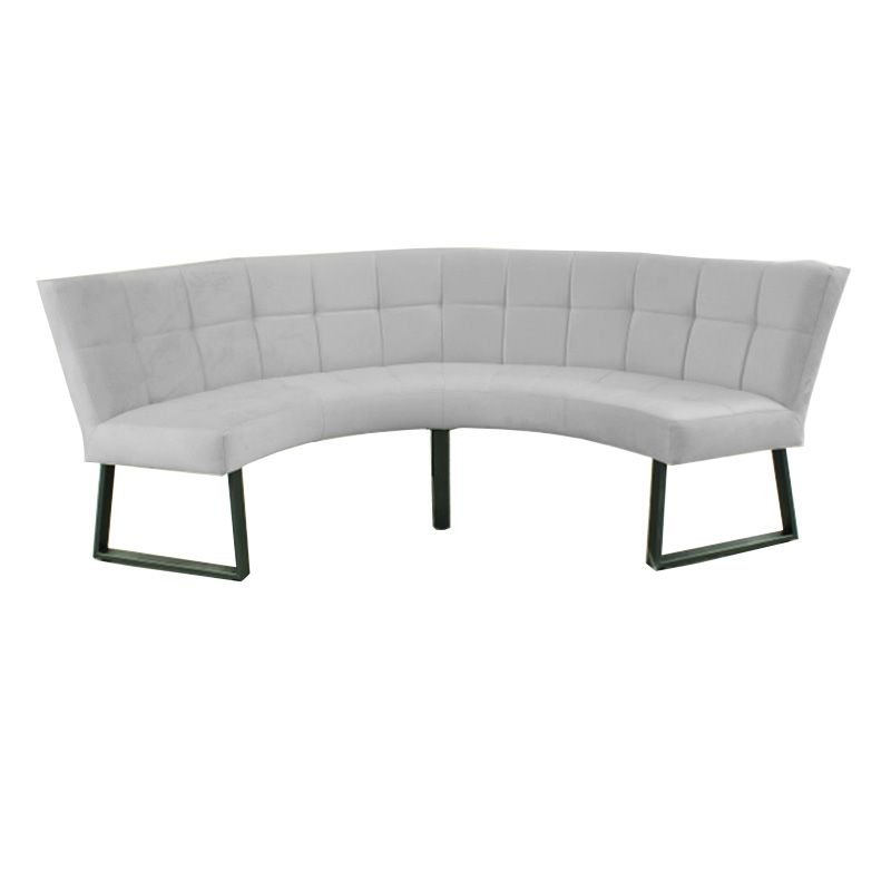 Eetkamerbank - Amsterdam - stof Element lichtgrijs 04 - geschikt voor tafel 130 cm