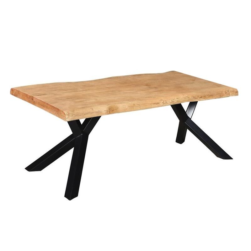 Boomstamtafelblad massief Mango - 200 x 100 cm - Bladdikte 4,0 cm