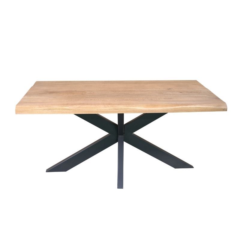 Boomstamtafel - Dakota - Mangohout naturel - 180 x 90 x 76 cm