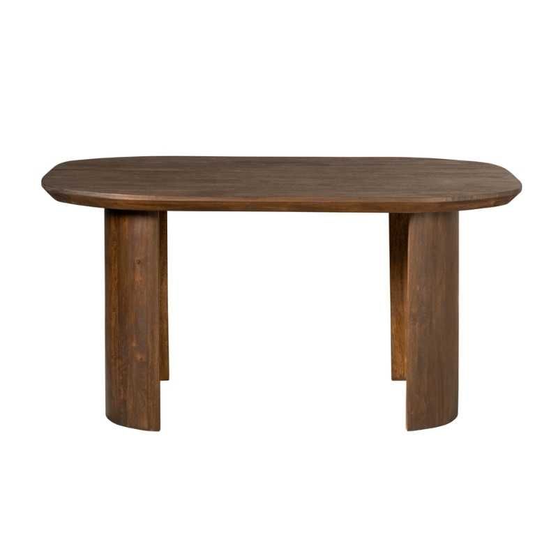 Bureau Deens ovaal - Maré - Mangohout bruin - 150 x 80 x 76 cm