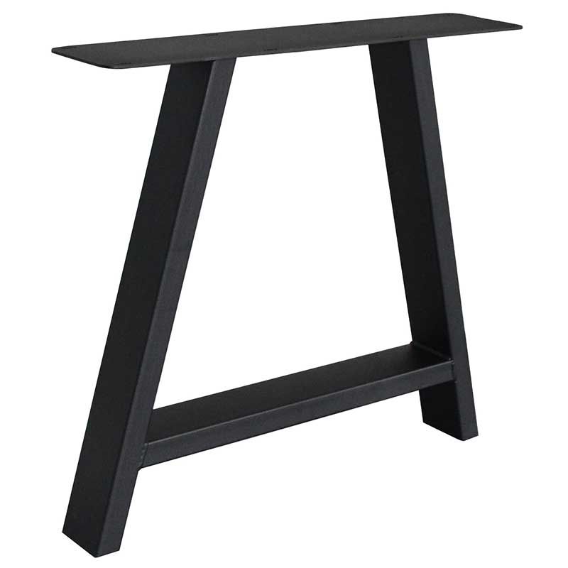 Industrieel onderstel A-poot - Zwart metaal - 78 x 72 cm (2 stuks)