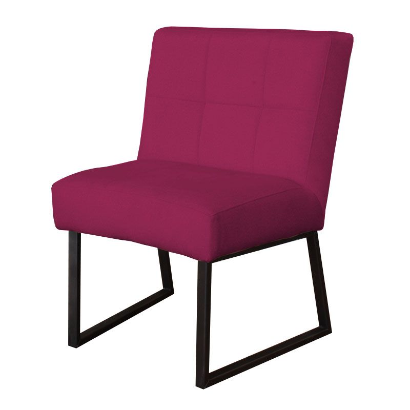 Eetkamerstoel - Amsterdam - geschikt voor ronde tafel - stof Element fuchsia 19