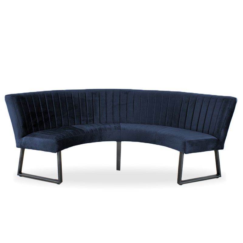 Eetkamerbank - Hengelo - stof Element blauw 13 - geschikt voor tafel 150 cm