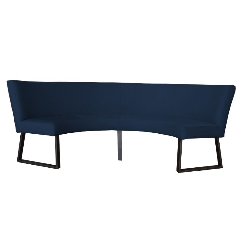 Eetkamerbank - Rotterdam - stof Element blauw 13 - geschikt voor tafel 130 cm