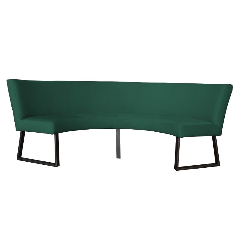 Eetkamerbank - Rotterdam - stof Element bosgroen 20 - geschikt voor tafel 130 cm