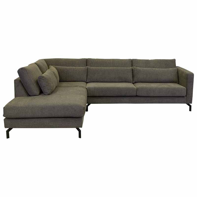 Hoekbank - Hög - links - Silent taupe 12