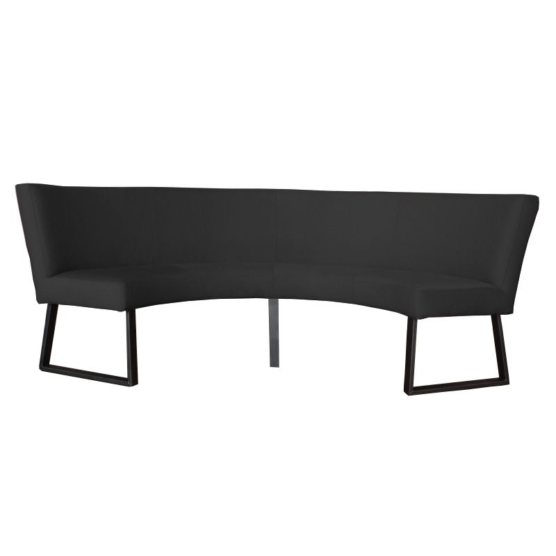 Eetkamerbank - Rotterdam - stof Element donkergrijs 22 - geschikt voor tafel 130 cm