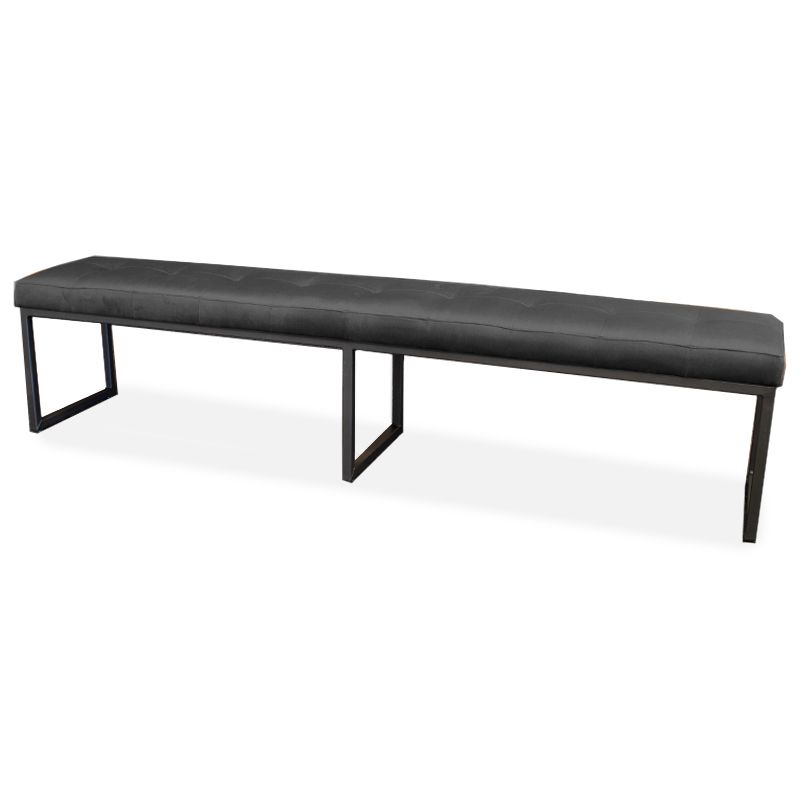 Eetkamerbank - Atlanta - stof Element antraciet 01 - 140 cm
