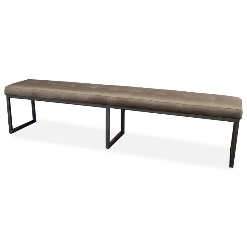 Eetkamerbank - Atlanta - stof Element grijsbruin 05 - 160 cm
