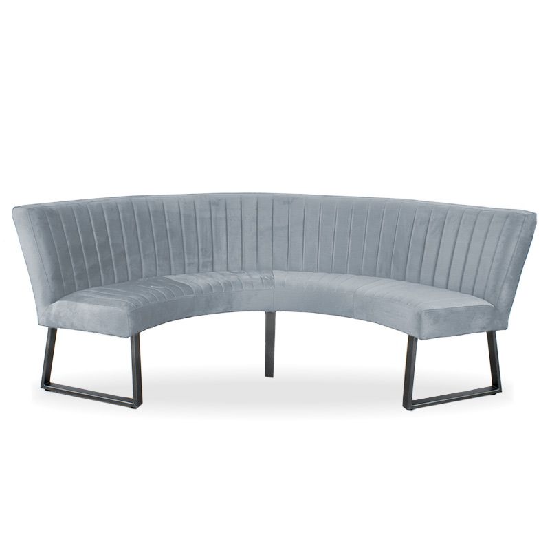 Eetkamerbank - Hengelo - stof Element lichtblauw 16 - geschikt voor tafel 130 cm