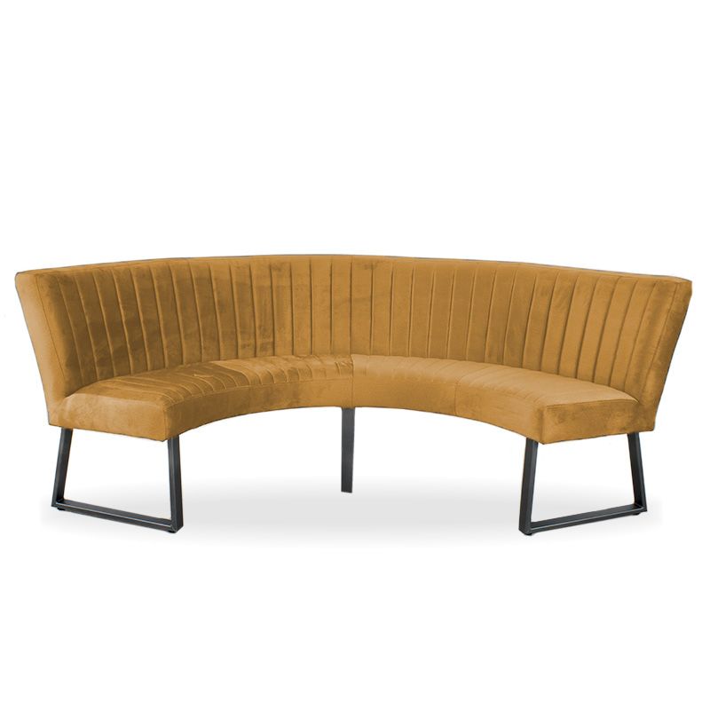 Eetkamerbank - Hengelo - stof Element goud 08 - geschikt voor tafel 150 cm