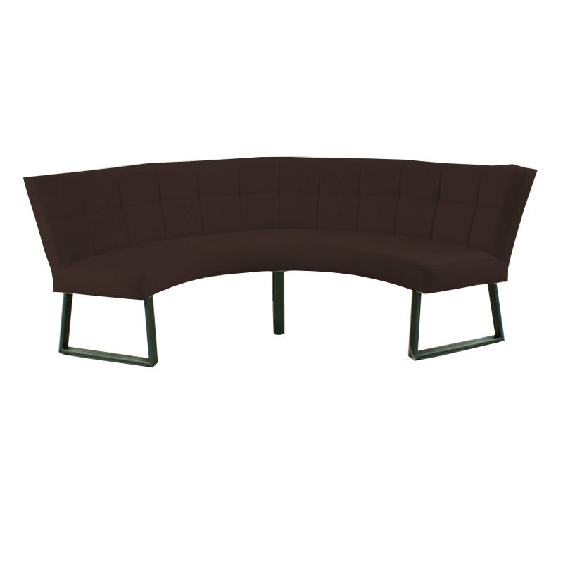 Eetkamerbank - Amsterdam - stof Element antraciet 02 - geschikt voor tafel 150 cm