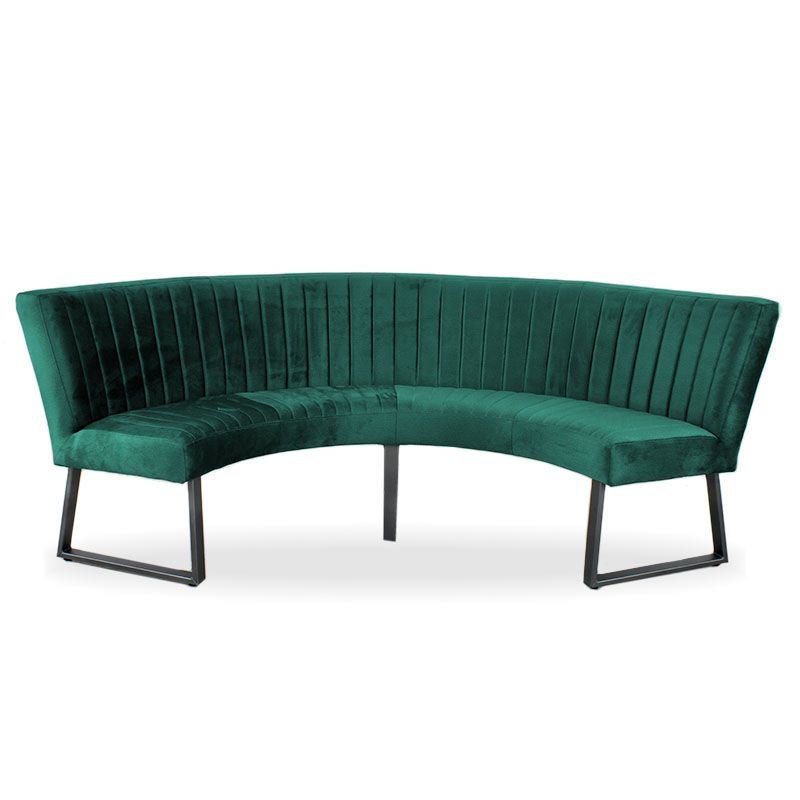 Eetkamerbank - Hengelo - stof Element bosgroen 20 - geschikt voor tafel 150 cm