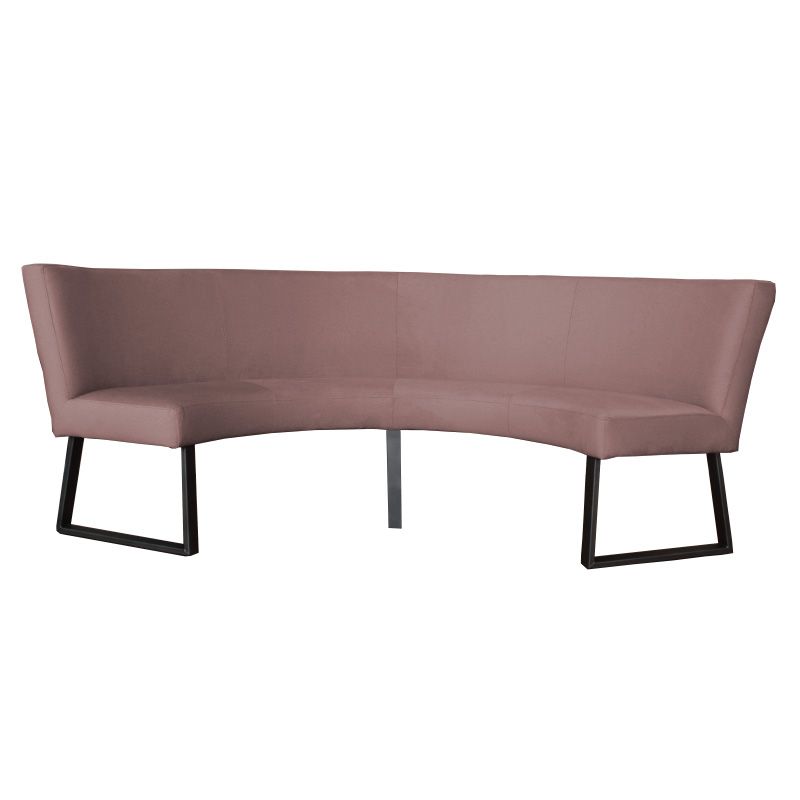 Eetkamerbank - Rotterdam - stof Element grijsbruin 05 - geschikt voor tafel 130 cm
