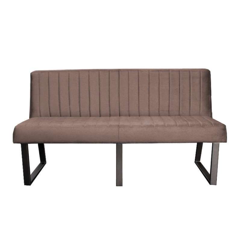 Eetkamerbank - Hengelo - stof Element grijsbruin 05 - 220 cm