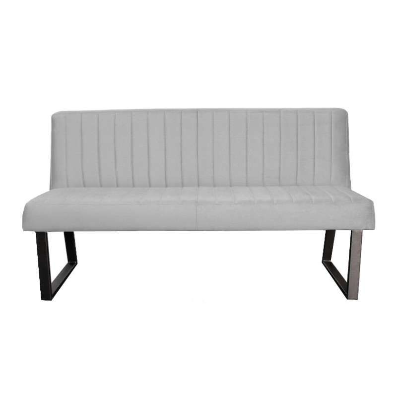 Eetkamerbank - Hengelo - stof Element steengrijs 24 - 140 cm