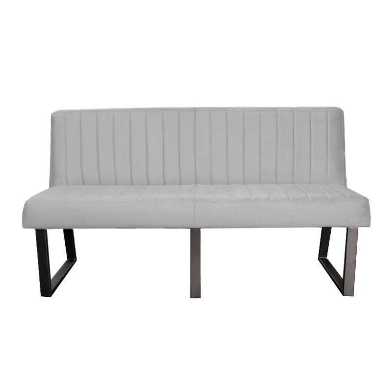 Eetkamerbank - Hengelo - stof Element steengrijs 24 - 240 cm