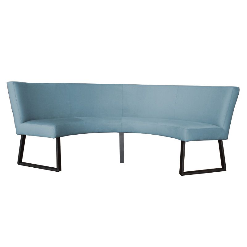 Eetkamerbank - Rotterdam - stof Element lichtblauw 16 - geschikt voor tafel 130 cm