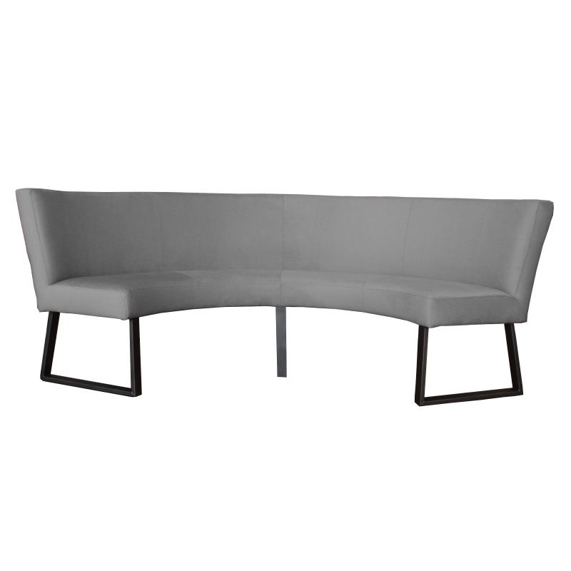Eetkamerbank - Rotterdam - stof Element lichtgrijs 04 - geschikt voor tafel 130 cm