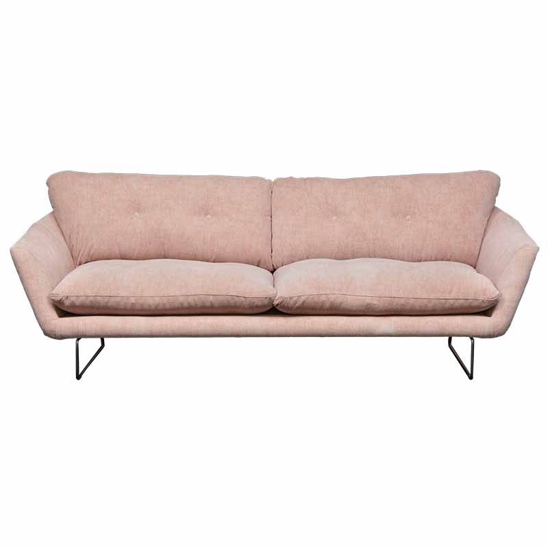 3 zitsbank - Kuddar - stof Image roze 166