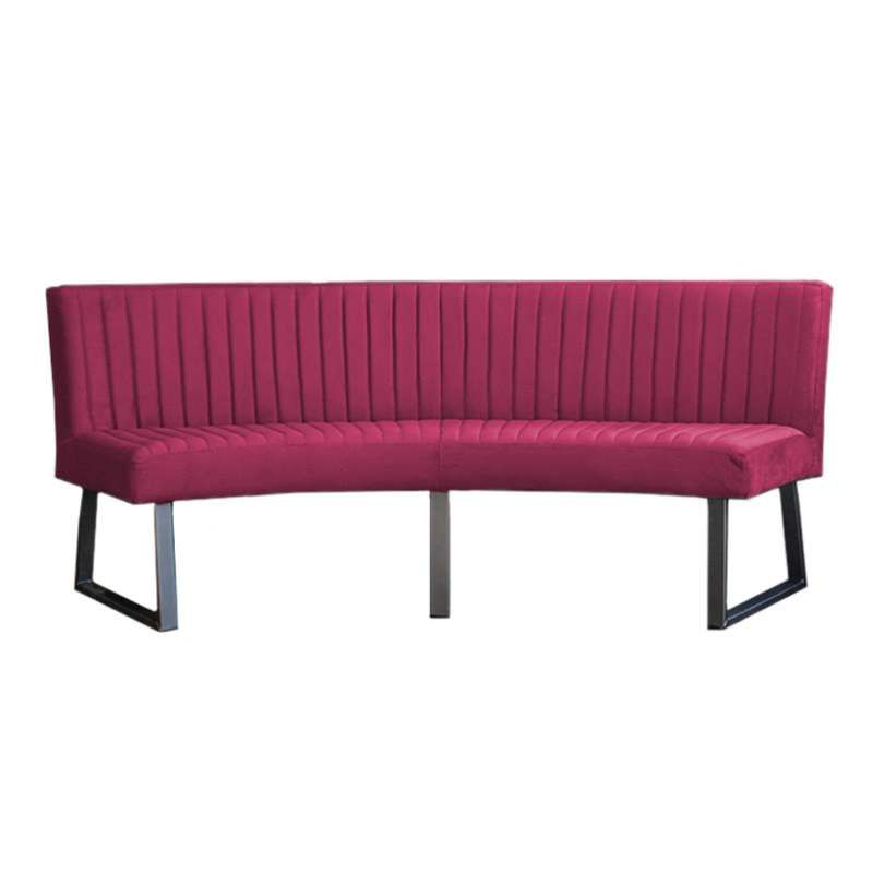 Eetkamerbank - Hengelo - stof Element fuchsia 19 - geschikt voor ovale tafel 240 cm
