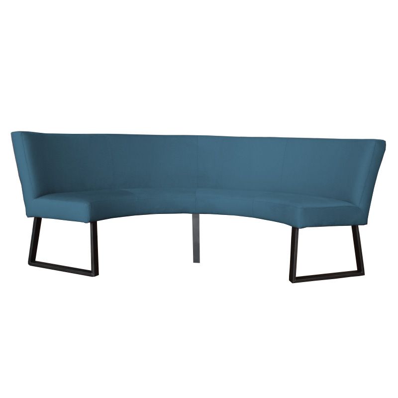 Eetkamerbank - Rotterdam - stof Element petrol 14 - geschikt voor tafel 150 cm