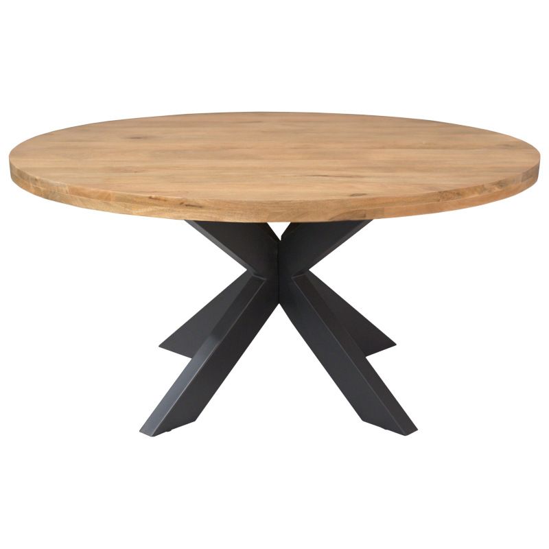 Eettafel rond - Dakota - Mangohout naturel