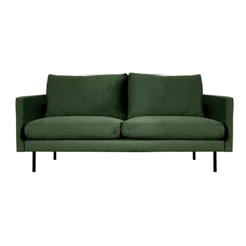 2 zitsbank - Violet - velours Brunei groen 45