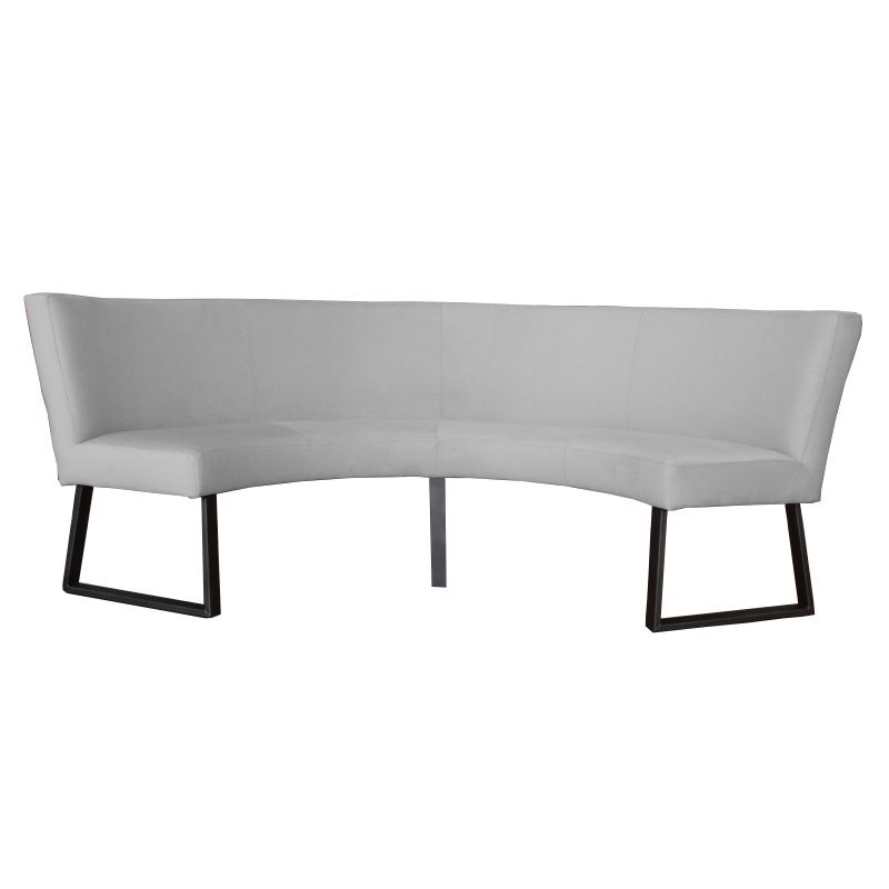 Eetkamerbank - Rotterdam - stof Element steengrijs 24 - geschikt voor tafel 150 cm