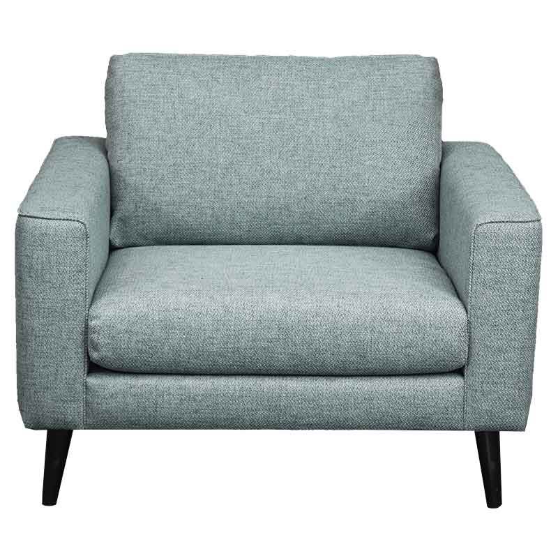 Fauteuil - Aster - stof Side blauwgrijs 142