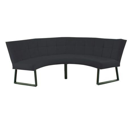 Eetkamerbank - Amsterdam - stof Element antraciet 01 - geschikt voor tafel 150 cm