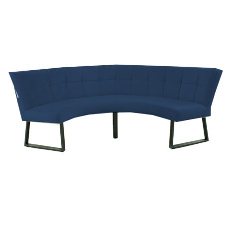Eetkamerbank - Amsterdam - stof Element blauw 13 - geschikt voor tafel 150 cm