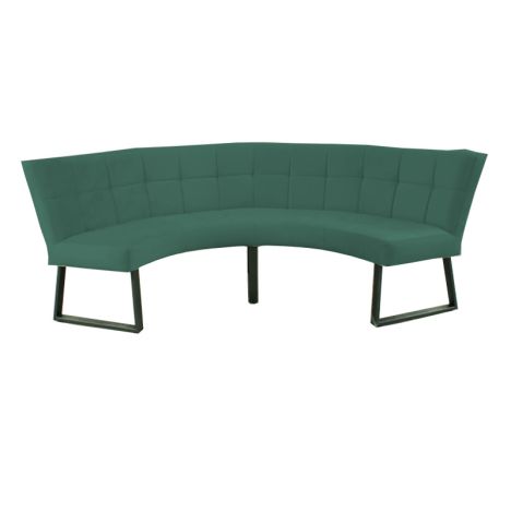 Eetkamerbank - Amsterdam - stof Element bosgroen 20 - geschikt voor tafel 130 cm