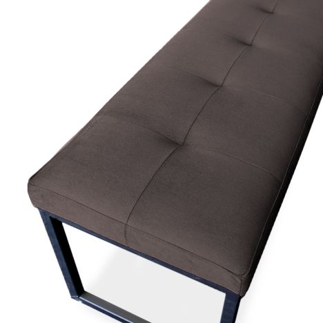 Eetkamerbank - Atlanta - stof Element antraciet 02 - 140 cm