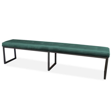 Eetkamerbank - Atlanta - stof Element bos groen 20 - 160 cm