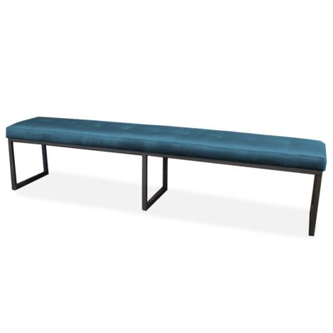 Eetkamerbank - Atlanta - stof Element azure 21 - 140 cm