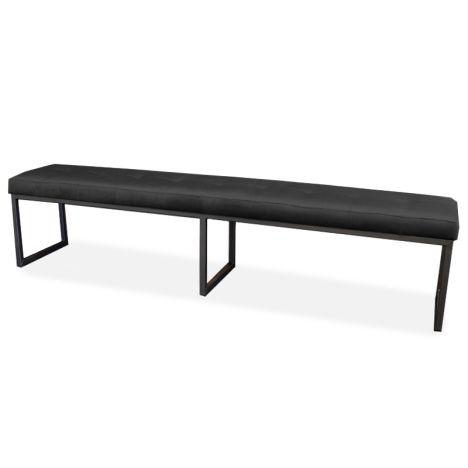 Eetkamerbank - Atlanta - stof Element donkergrijs 22 - 160 cm