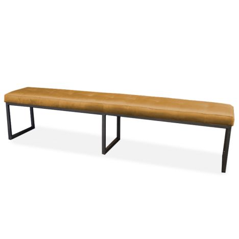 Eetkamerbank - Atlanta - stof Element goud 08 - 200 cm