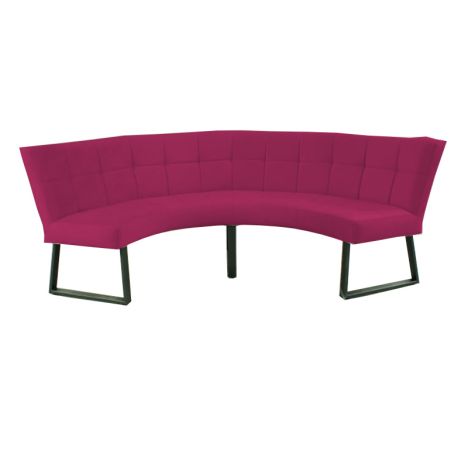 Eetkamerbank - Amsterdam - stof Element fuchsia 19 - geschikt voor tafel 130 cm